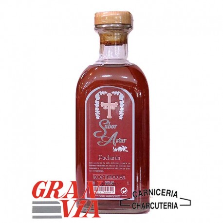 Pacharán asturiano Sabor Astur botella 1 litro