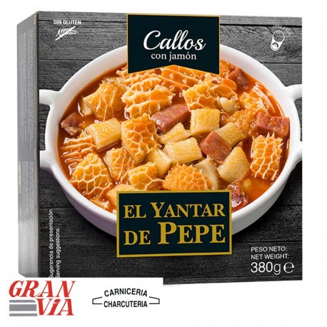 Callos con Jamón  El yantar de Pepe en envase de 380 gr