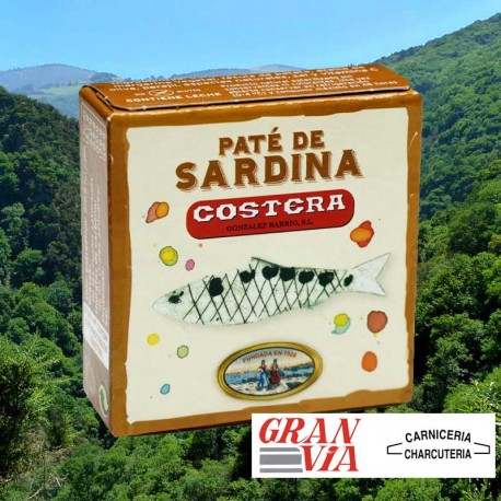 Paté de sardina del Cantábrico - Costera