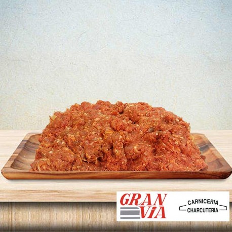 Picadillo de chorizo - Adobo Asturiano