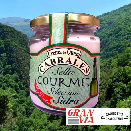 Crema de queso Cabrales con sidra Sella Gourmet