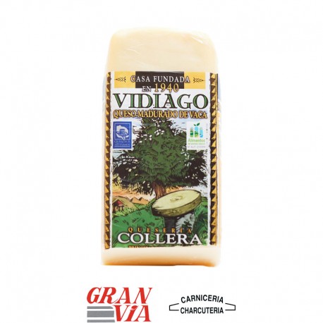 Queso Vidiago de Vaca - Quesería Collera barra de 1 Kg.
