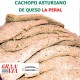 Cachopo asturiano de queso La Peral medio kilo aprox.