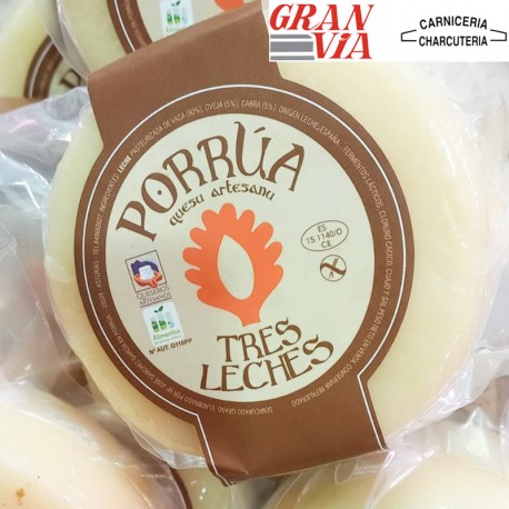 Queso artesano de Purrúa de tres leches