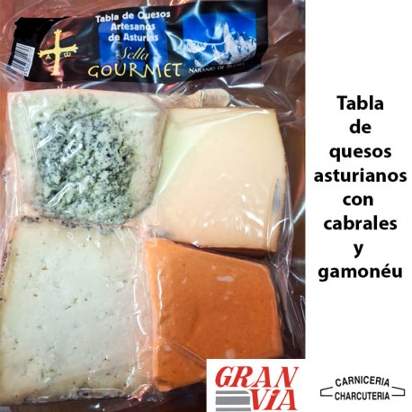Tabla de quesos asturianos Sella gourmet