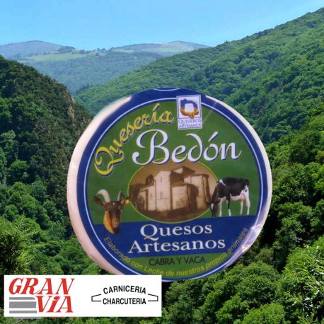 Queso Bedón mezcla de Cabra y Vaca 500 gr.
