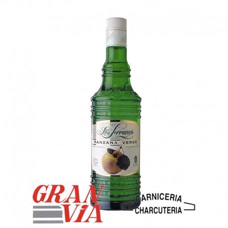 Licor de manzana verde Los Serranos 70cl.