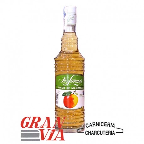 Licor de manzana Los Serranos 70 cl.